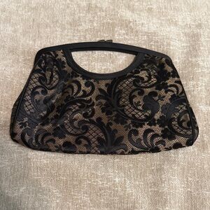 LOFT Floral Embroidery Patterned Clutch